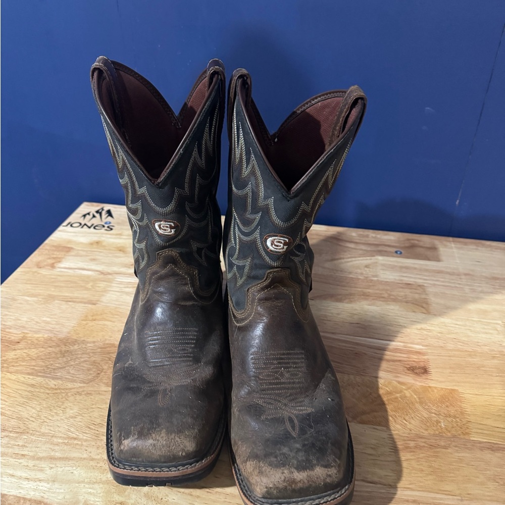 Justin Boots Brown Leather Footwear